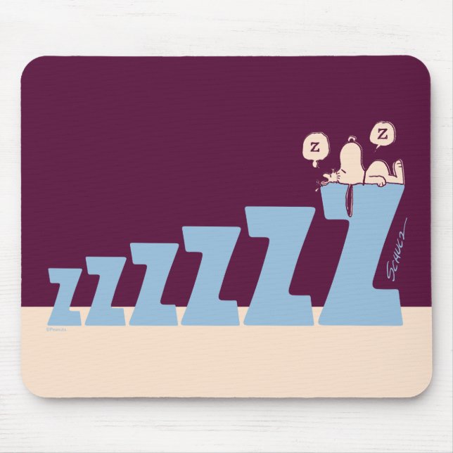 Peanuts | Snoopy & Woodstock Nap Mouse Pad (Front)