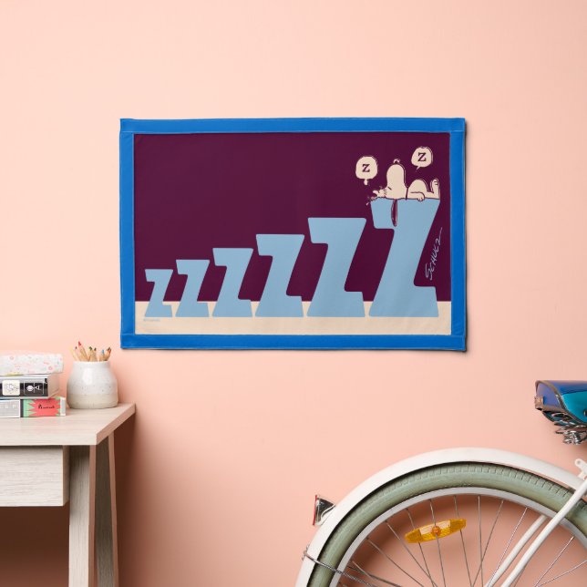 Peanuts | Snoopy & Woodstock Nap Pennant (Insitu 2)