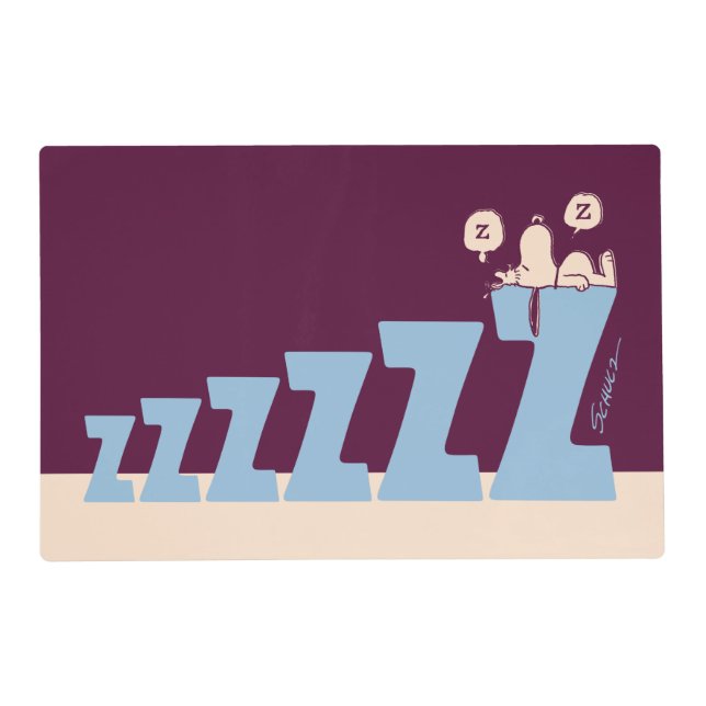 Peanuts | Snoopy & Woodstock Nap Placemat (Front)