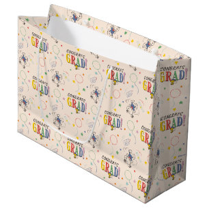 Peanuts Snoopy Woodstock PhotoPop Graduation Large Gift Bag