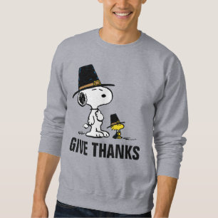 Peanuts Snoopy & Woodstock Pilgrim Sweatshirt