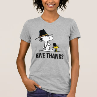 Peanuts | Snoopy & Woodstock Pilgrim T-Shirt