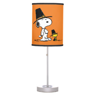Peanuts Snoopy & Woodstock Pilgrim Table Lamp