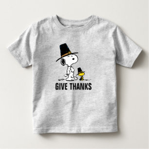 Peanuts Snoopy & Woodstock Pilgrim Toddler T-shirt