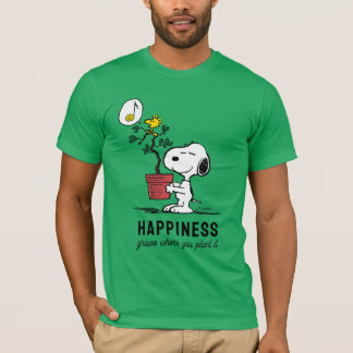 Peanuts | Snoopy & Woodstock Plant A Tree T-Shirt