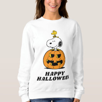 Peanuts | Snoopy & Woodstock Pop-up Pumpkin Sweatshirt