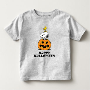 Peanuts Snoopy & Woodstock Pop-up Pumpkin Toddler T-shirt