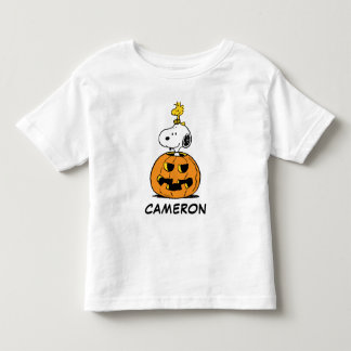 Peanuts | Snoopy & Woodstock Pop-up Pumpkin Toddler T-shirt