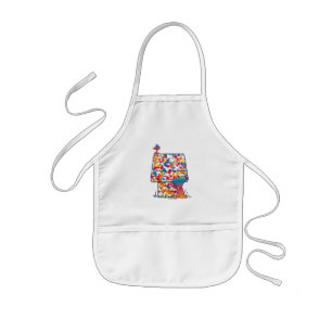 Peanuts Snoopy & Woodstock Rainbow Paint Kids' Apron