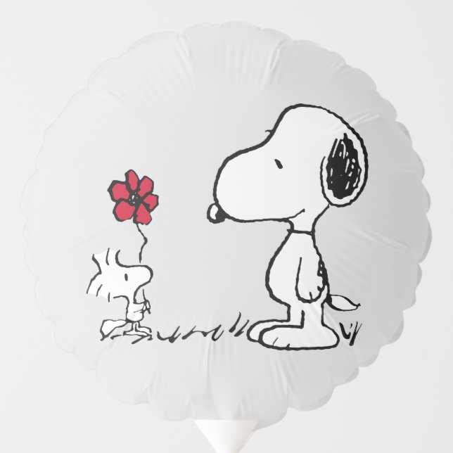 Peanuts | Snoopy & Woodstock Red & Black Balloon (Front)