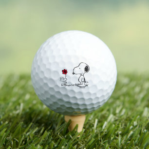 Peanuts   Snoopy & Woodstock Red & Black Golf Balls