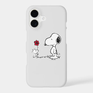 Peanuts Snoopy & Woodstock Red & Black iPhone 17 Case