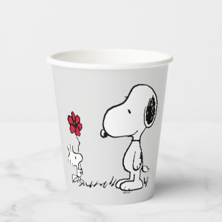 Peanuts | Snoopy & Woodstock Red & Black Paper Cups
