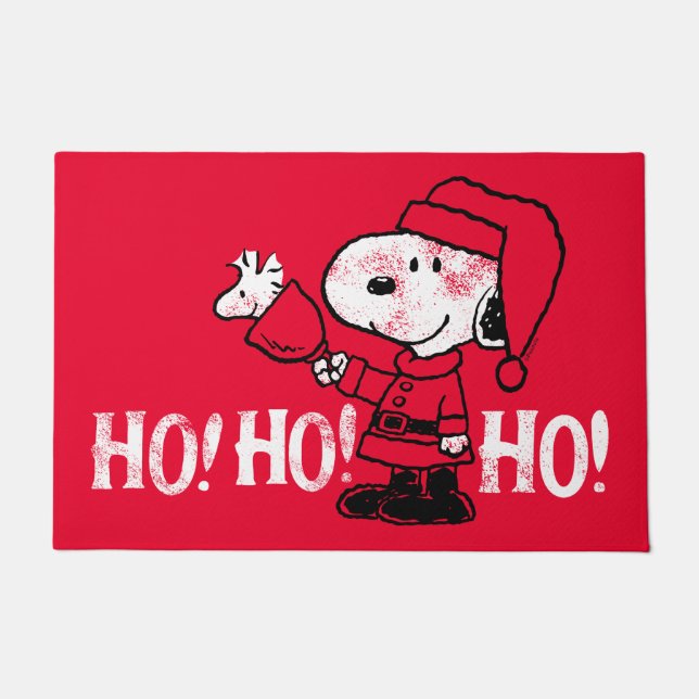 Peanuts | Snoopy & Woodstock Ringing Bells Doormat (Front)