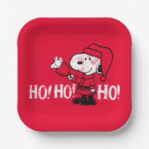 Peanuts   Snoopy & Woodstock Ringing Bells Paper Plates