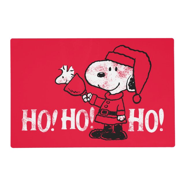 Peanuts | Snoopy & Woodstock Ringing Bells Placemat (Front)