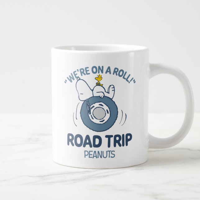 Peanuts | Snoopy & Woodstock Road Trip Giant Coffee Mug (Right)