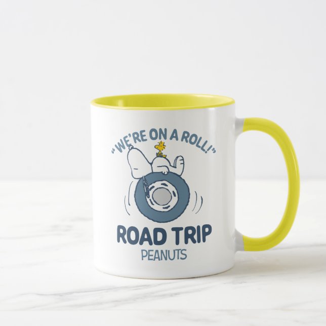 Peanuts | Snoopy & Woodstock Road Trip Mug (Right)