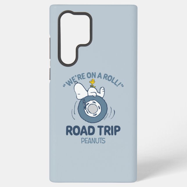 Peanuts | Snoopy & Woodstock Road Trip Samsung Galaxy Case (Back)