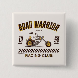 Peanuts   Snoopy & Woodstock Road Warriors Button
