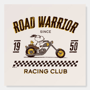 Peanuts Snoopy & Woodstock Road Warriors Foam Board