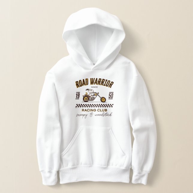 Peanuts | Snoopy & Woodstock Road Warriors Hoodie (Laydown)