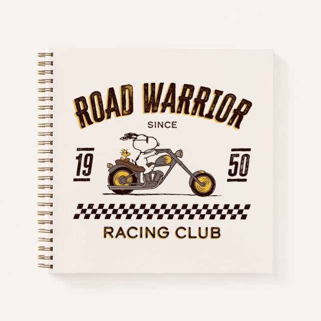 Peanuts | Snoopy & Woodstock Road Warriors Notebook (Front)
