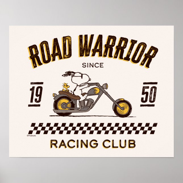 Peanuts | Snoopy & Woodstock Road Warriors Poster (Front)