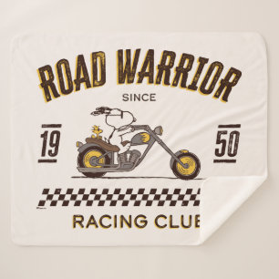 Peanuts   Snoopy & Woodstock Road Warriors Sherpa Blanket