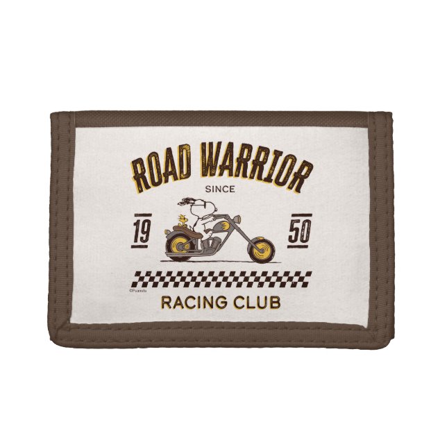 Peanuts | Snoopy & Woodstock Road Warriors Trifold Wallet (Front)