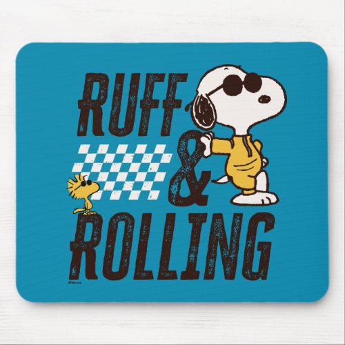 Peanuts  Snoopy  Woodstock Ruff  Rolling Mouse Pad