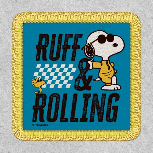 Peanuts  Snoopy  Woodstock Ruff  Rolling Patch