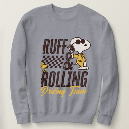 Peanuts  Snoopy  Woodstock Ruff  Rolling Sweatshirt