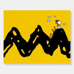Peanuts   Snoopy & Woodstock Scout Troop Hike Foam Board