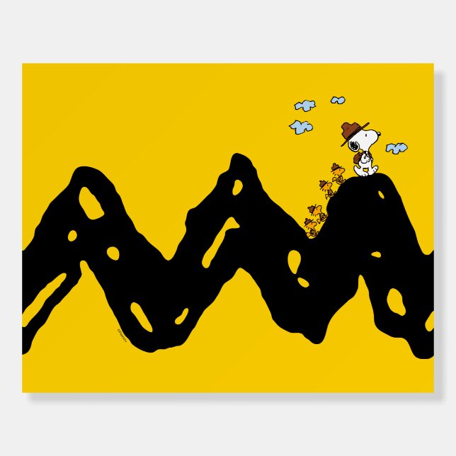 Peanuts | Snoopy & Woodstock Scout Troop Hike Foam Board (Front)