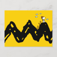 Peanuts | Snoopy & Woodstock Scout Troop Hike Postcard