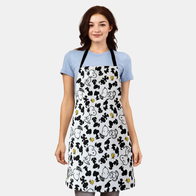Peanuts |  Snoopy & Woodstock Shadow Pattern Apron (Worn)