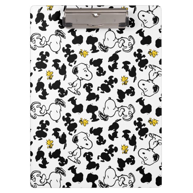 Peanuts |  Snoopy & Woodstock Shadow Pattern Clipboard (Front)