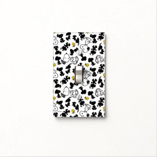Peanuts    Snoopy & Woodstock Shadow Pattern Light Switch Cover