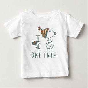 Peanuts Snoopy & Woodstock Ski Trip 2 Baby T-Shirt