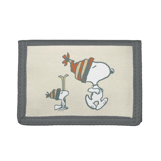 Peanuts | Snoopy & Woodstock Ski Trip 2 Trifold Wallet (Front)