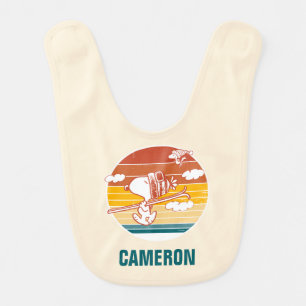 Peanuts   Snoopy & Woodstock Ski Trip Baby Bib