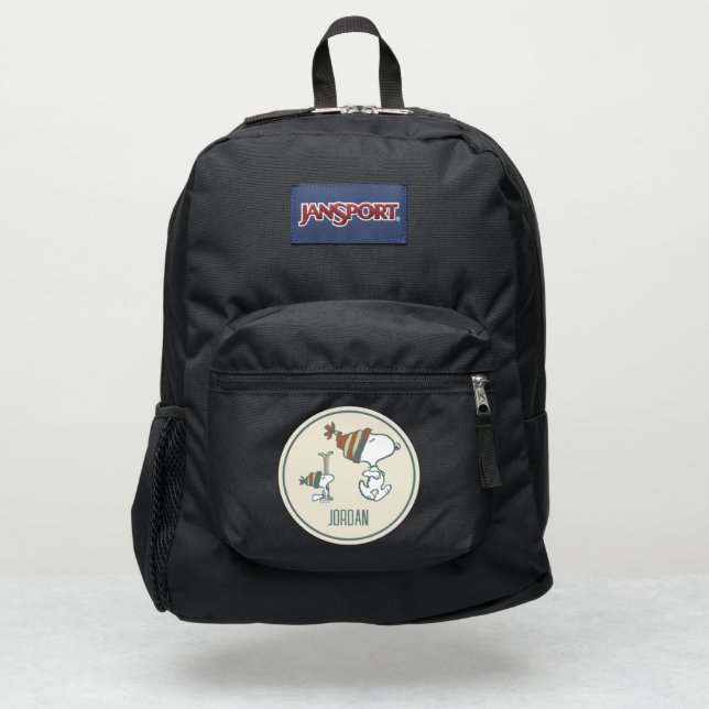 Peanuts | Snoopy & Woodstock Ski Trip JanSport Backpack (Front)
