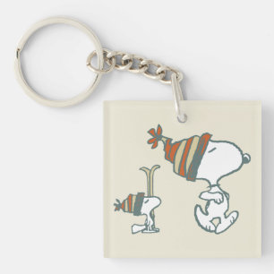 Peanuts   Snoopy & Woodstock Ski Trip Keychain