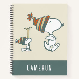 Peanuts Snoopy & Woodstock Ski Trip Notebook