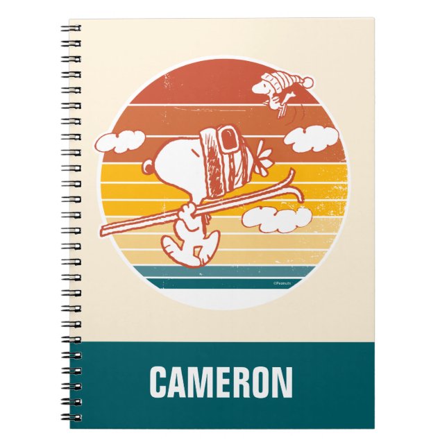 Peanuts | Snoopy & Woodstock Ski Trip Notebook (Front)