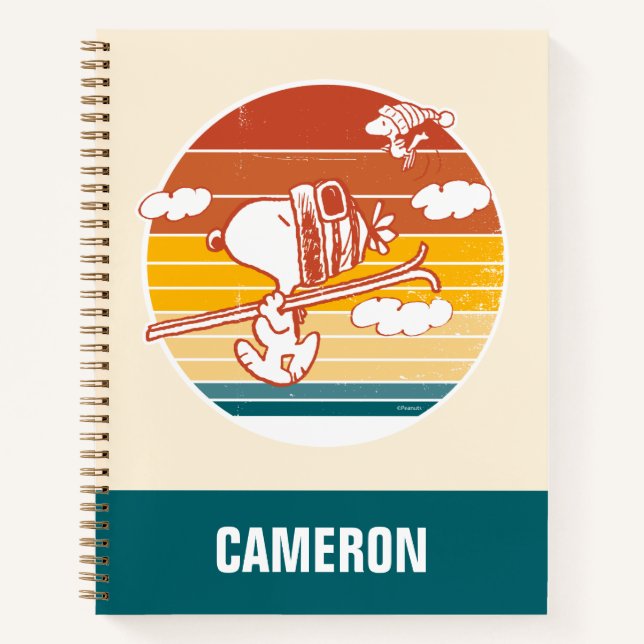 Peanuts | Snoopy & Woodstock Ski Trip Notebook (Front)