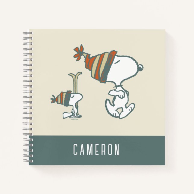 Peanuts | Snoopy & Woodstock Ski Trip Notebook (Front)