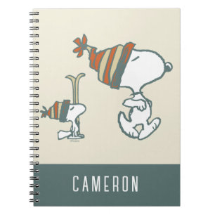 Peanuts Snoopy & Woodstock Ski Trip Notebook