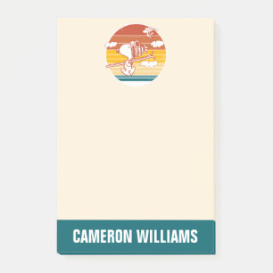 Peanuts Snoopy & Woodstock Ski Trip Post-it Notes